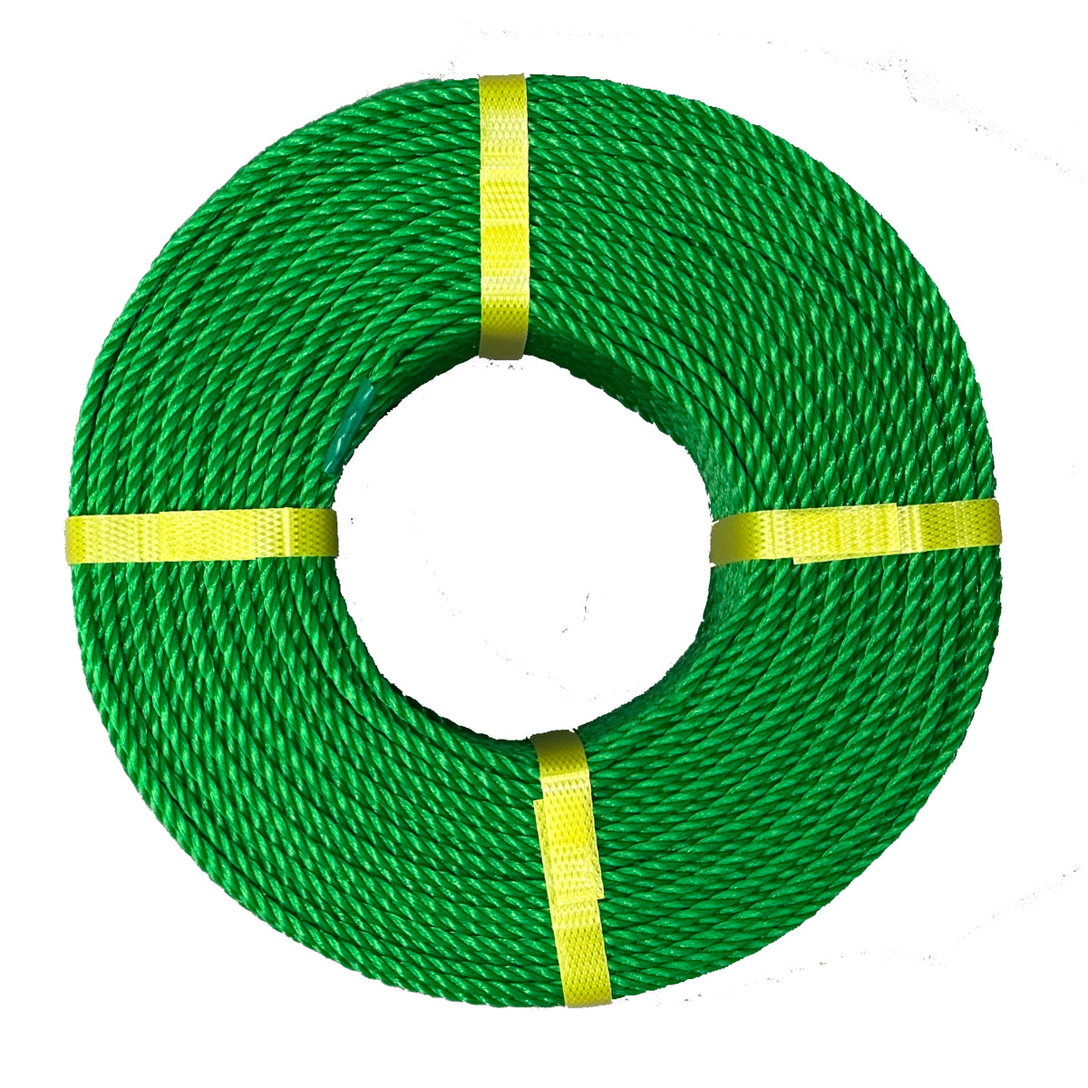 4 mm Polyethylene Rope – Cut to Length (per meter) | Yellow - A.N Nets