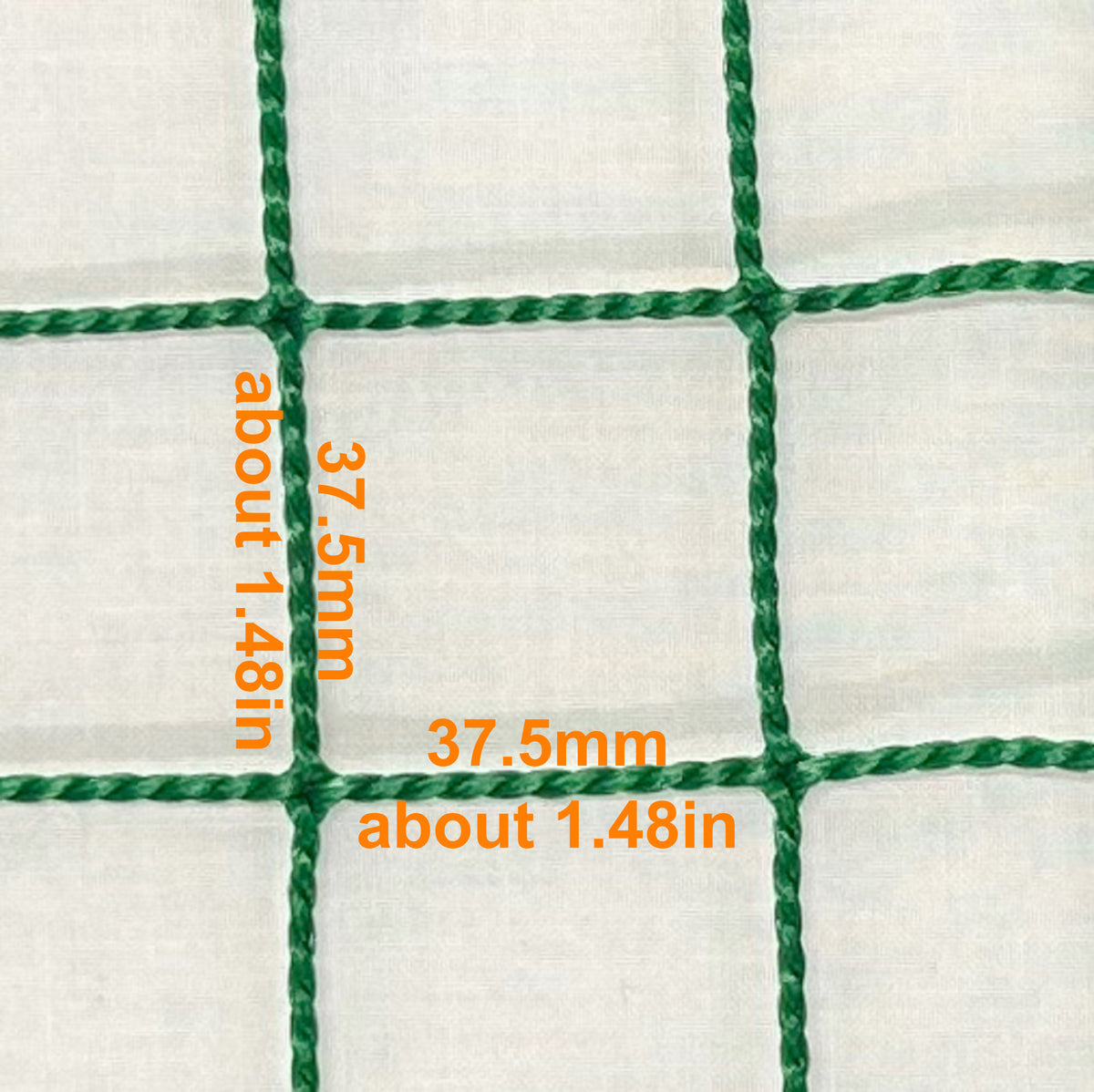 60-Ply Ball-Stop Net – 37.5 mm Mesh | Black