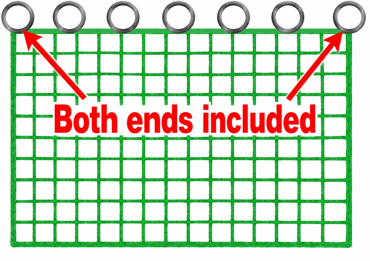 180-Ply Heavy-Duty Ball-Stop Net – 37.5 mm Mesh | Black